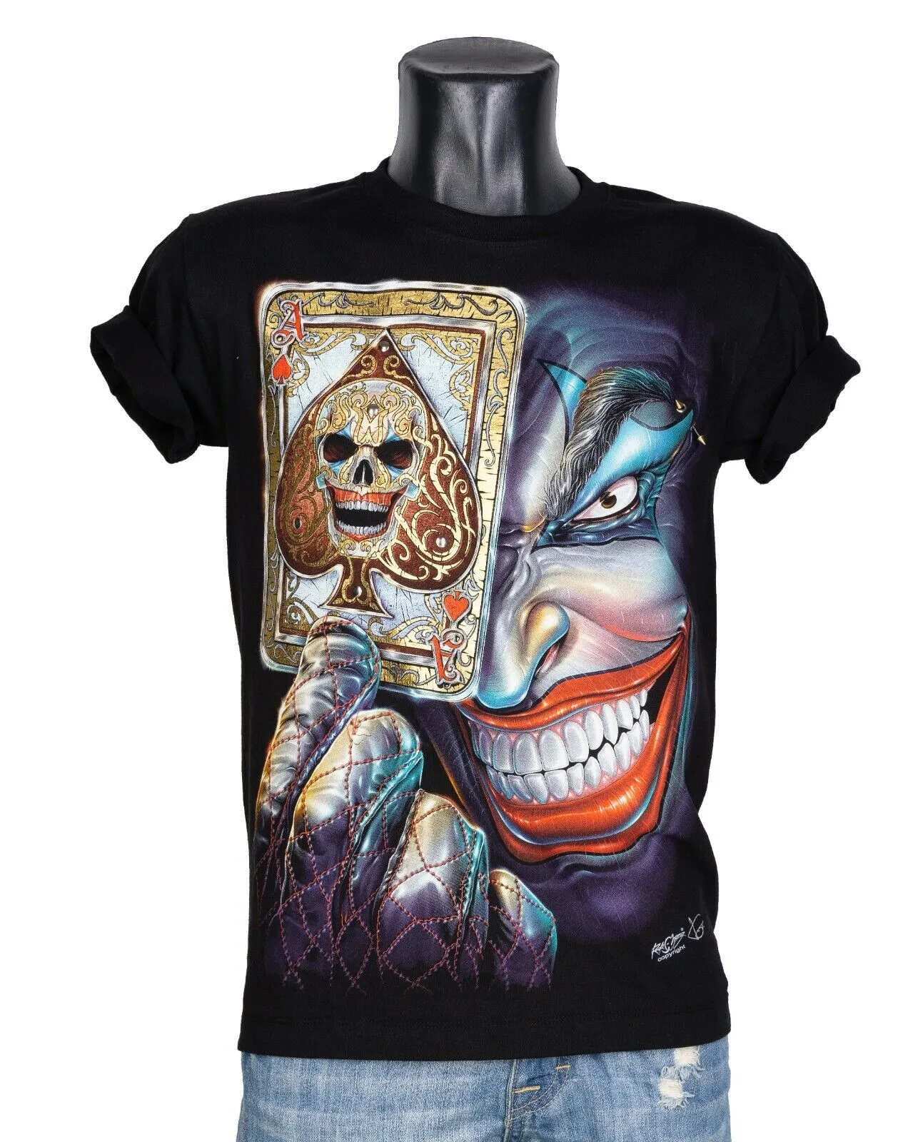 3D Joker Glow in the Dark UV Reactive T-shirt