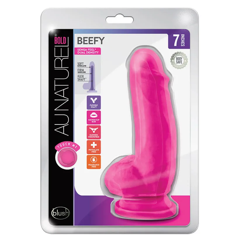 Au Naturel Bold Beefy Dildo-Pink 7