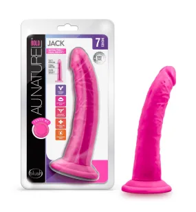 Au Naturel Bold By Blush® | Jack Realistic Pink 7.5-Inch Long Dildo With Suction Cup Base