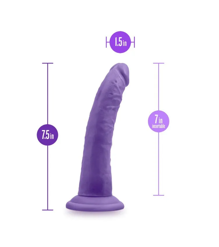 Au Naturel Bold Jack Dildo - 7 inch (Purple)