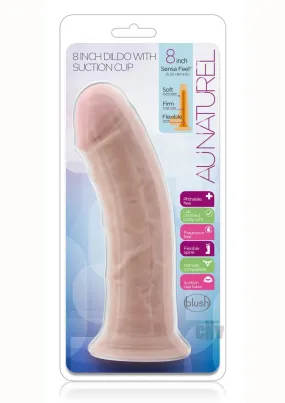 Au Naturel Dildo W/suction 8 Vanil