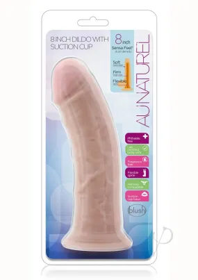 Au Naturel Dildo W/suction 8 Vanil