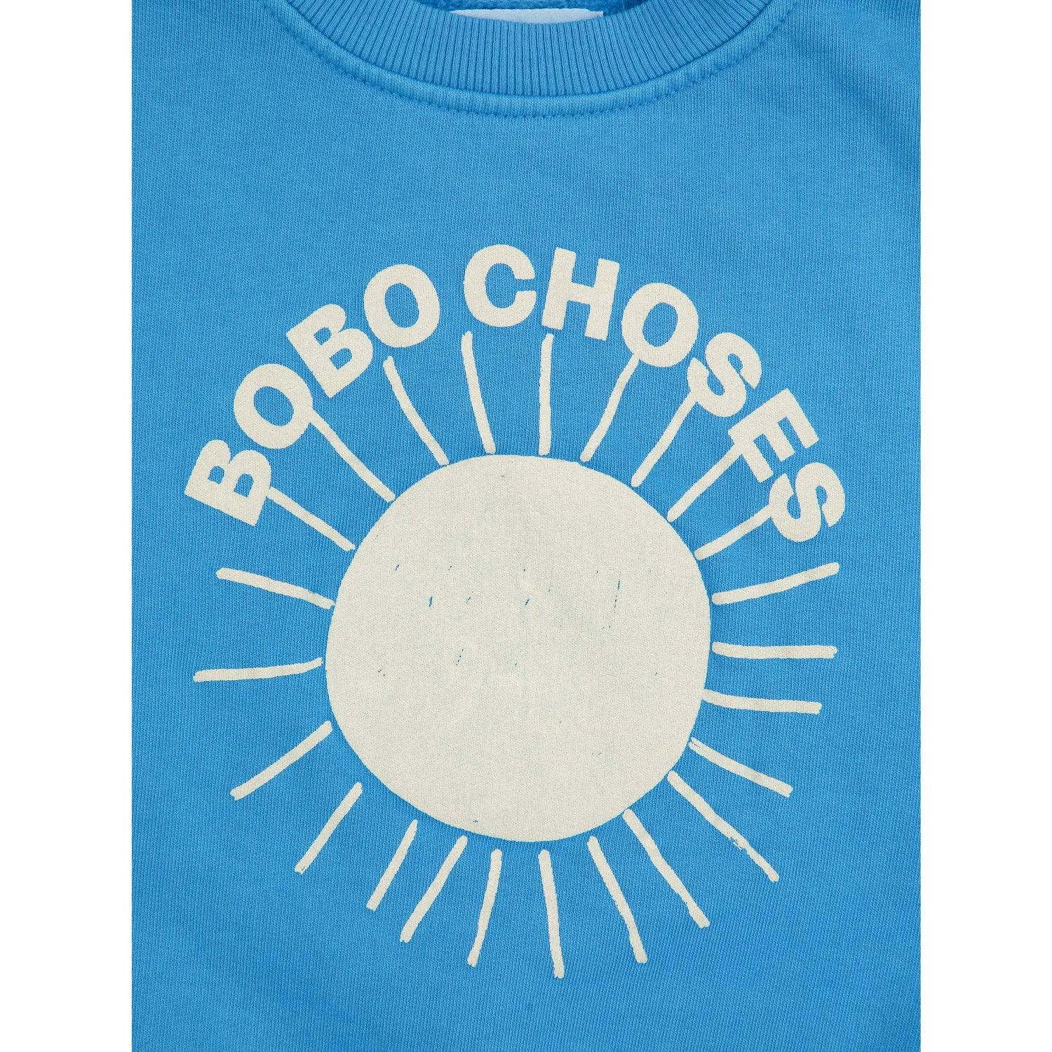 Bobo Choses Turquoise Baby Bobo Choses Sun Turquoise Sweatshirt