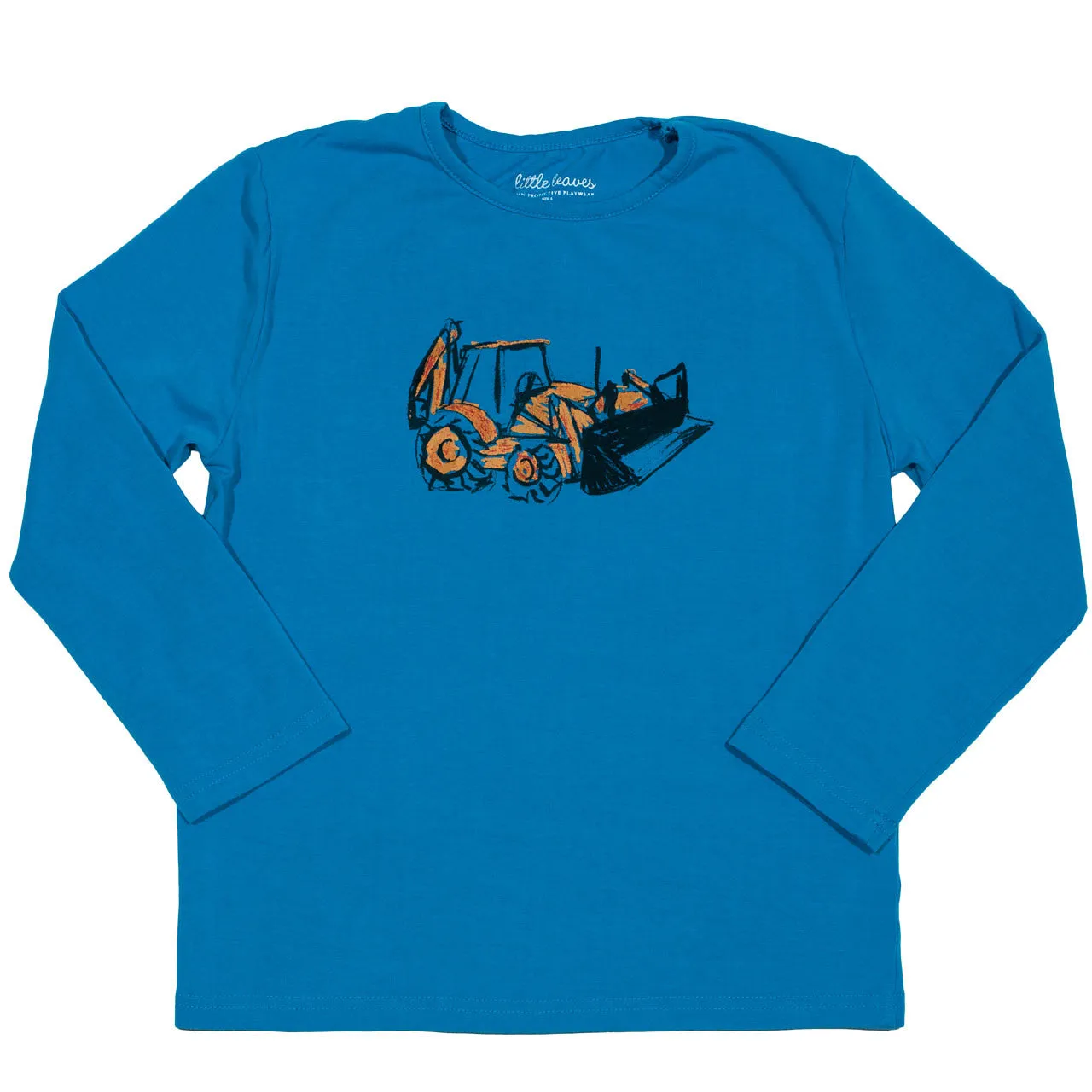 Boys Sun Protective Shirt-Truck Blue