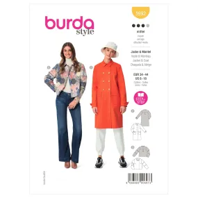 Burda Pattern 5992 Misses' Jacket