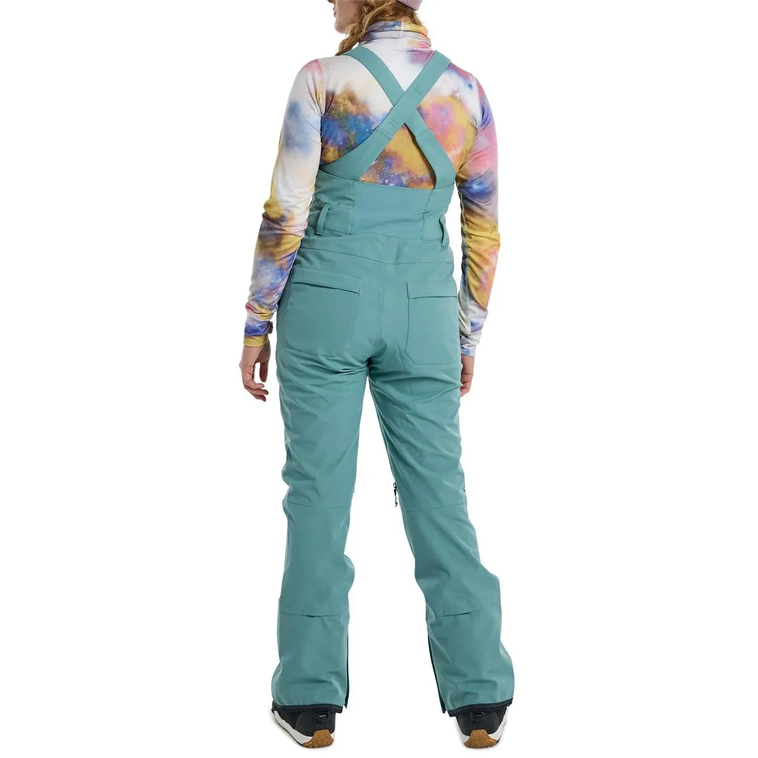 Burton Avalon Bib Pants Womens 2024 Rock Lichen