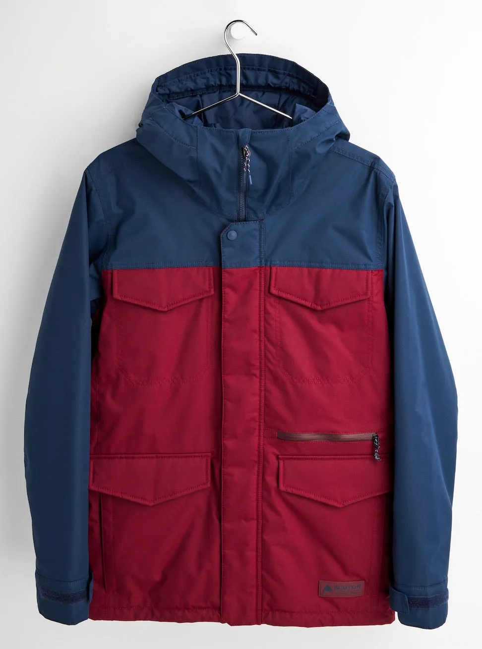 Burton Covert Mens Jacket Dressed Blue / Mulled Berry