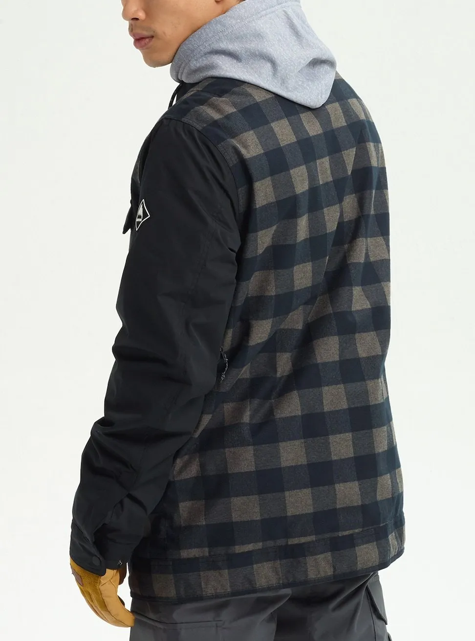 Burton Dunmore Mens Jacket Black / Heather Buffalo Plaid