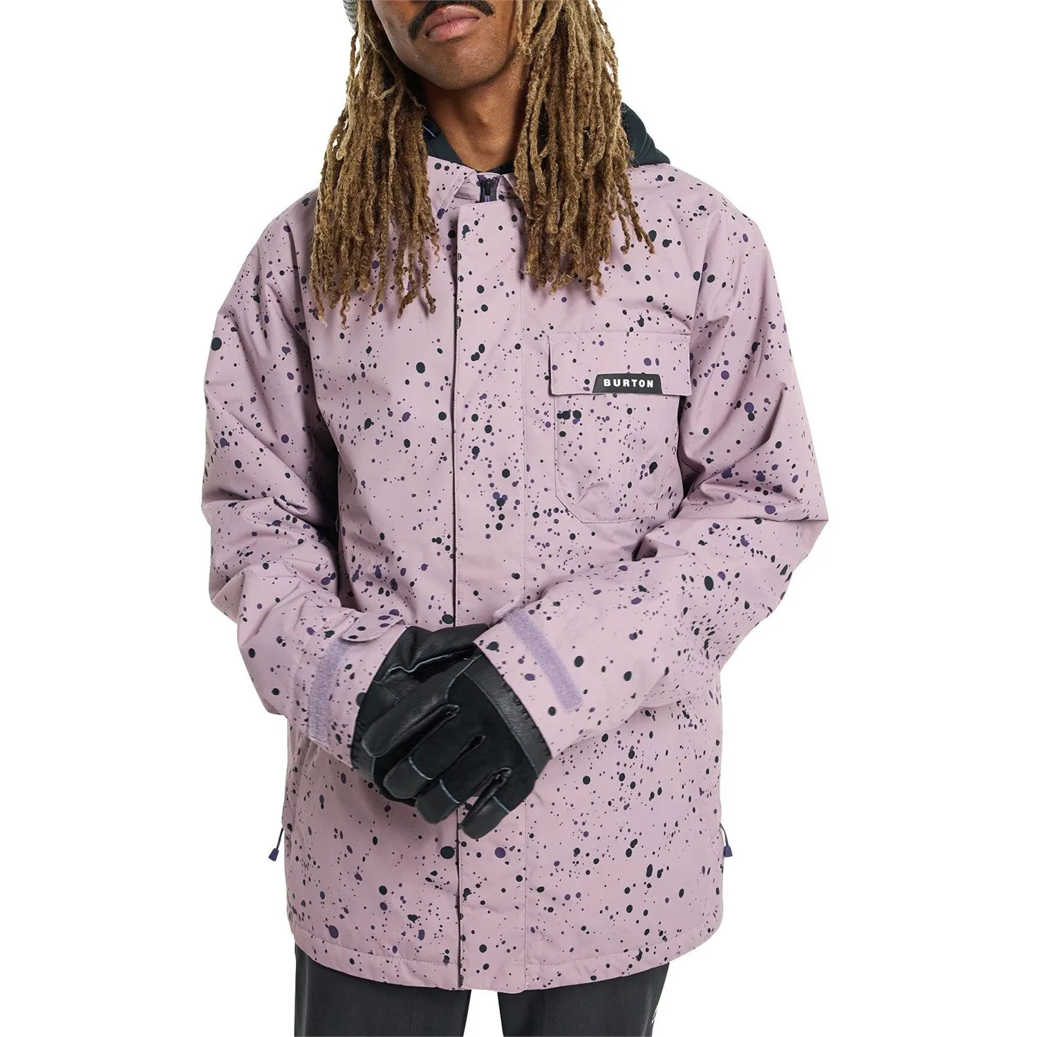 Burton Dunmore Mens Jacket Elderberry Spatter