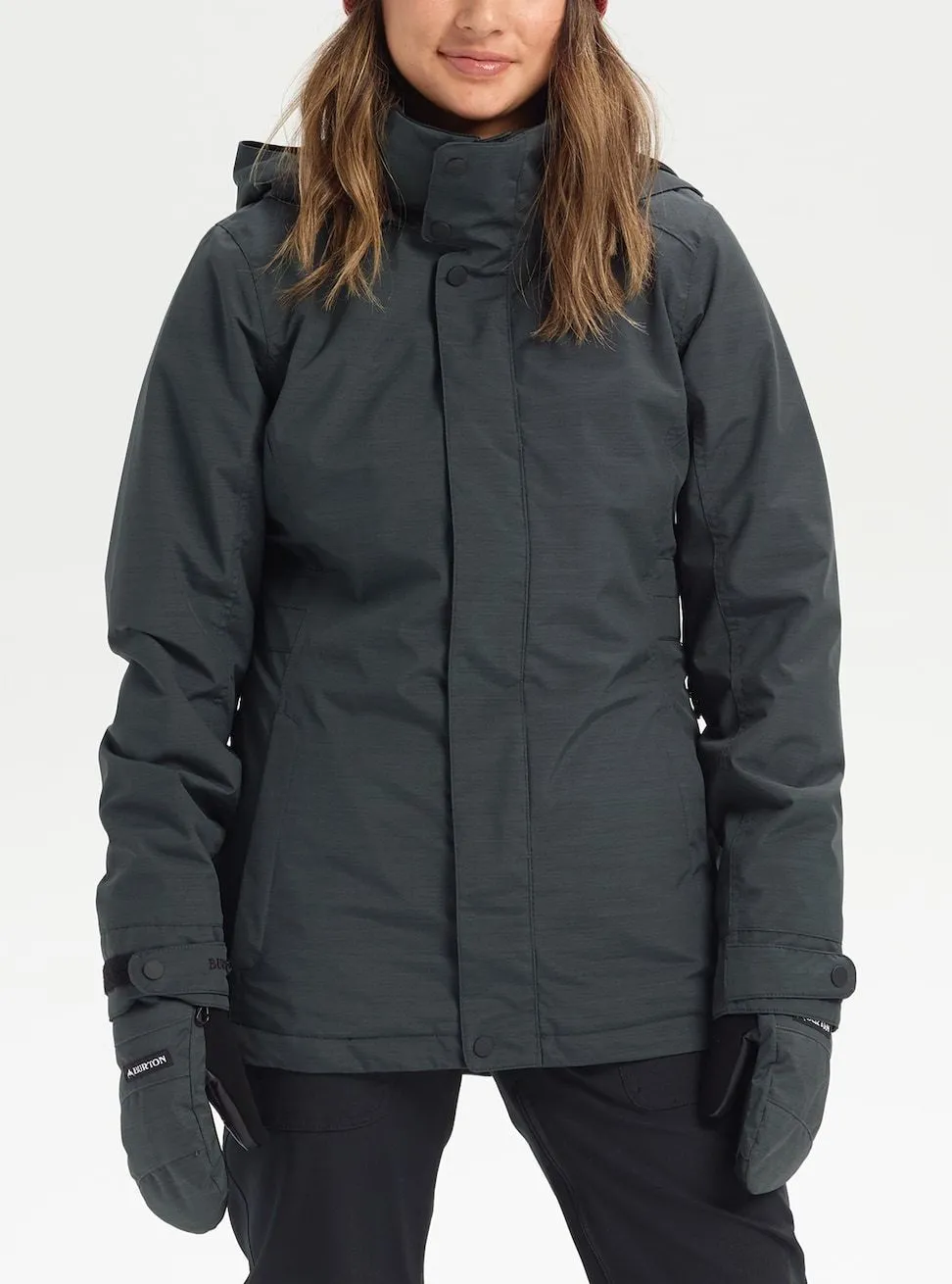 Burton Jet Set Womens Jacket Black Heather