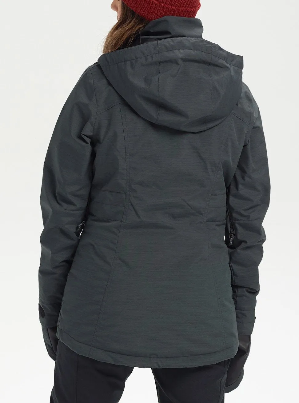 Burton Jet Set Womens Jacket Black Heather