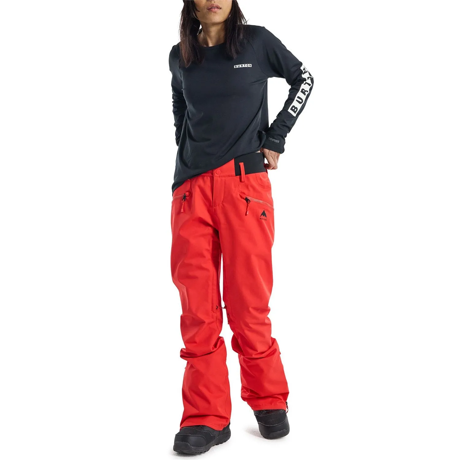 Burton Marcy High Rise Womens Pants Tomato