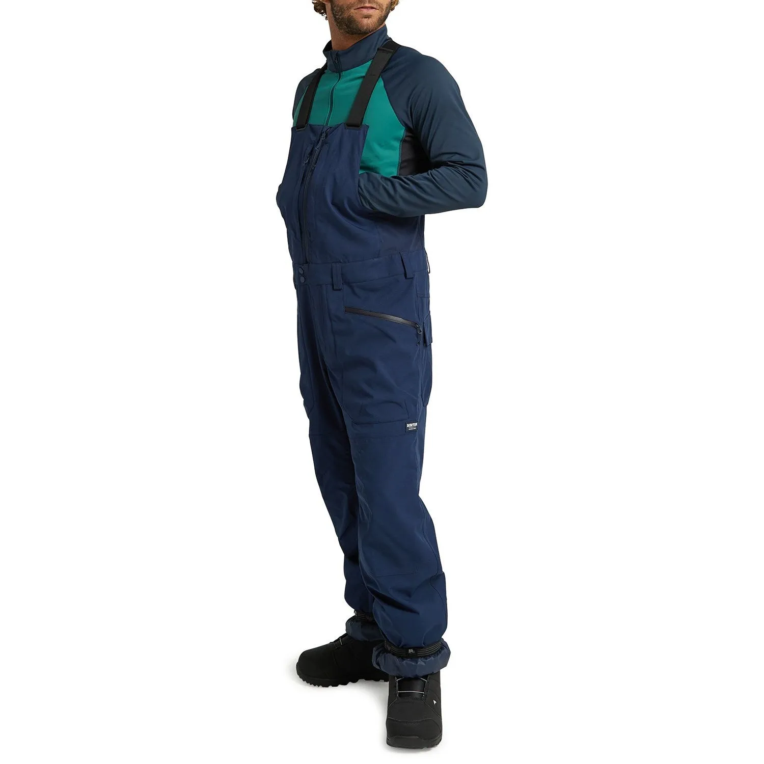 Burton Reserve Mens Bib Pants 2024 Dress Blue