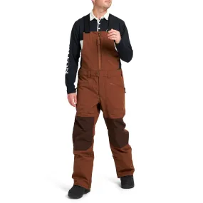 Burton Reserve Mens Bib Pants Bison / Seal Brown