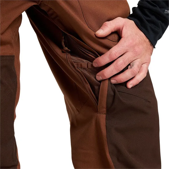 Burton Reserve Mens Bib Pants Bison / Seal Brown