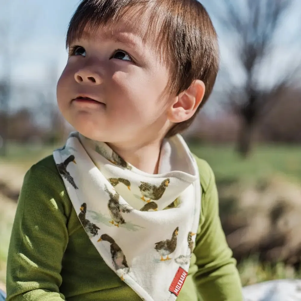 Butterfly Bamboo Three-Layer Kerchief Bib