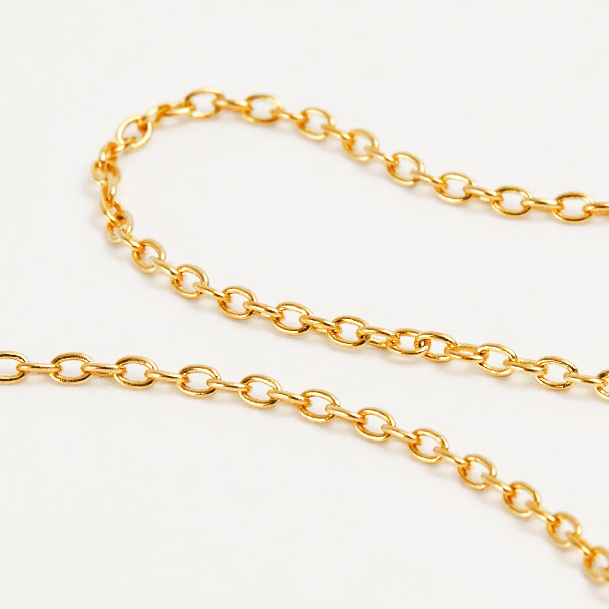 By Charlotte 18" Rolo Chain Necklace Gold or Silver