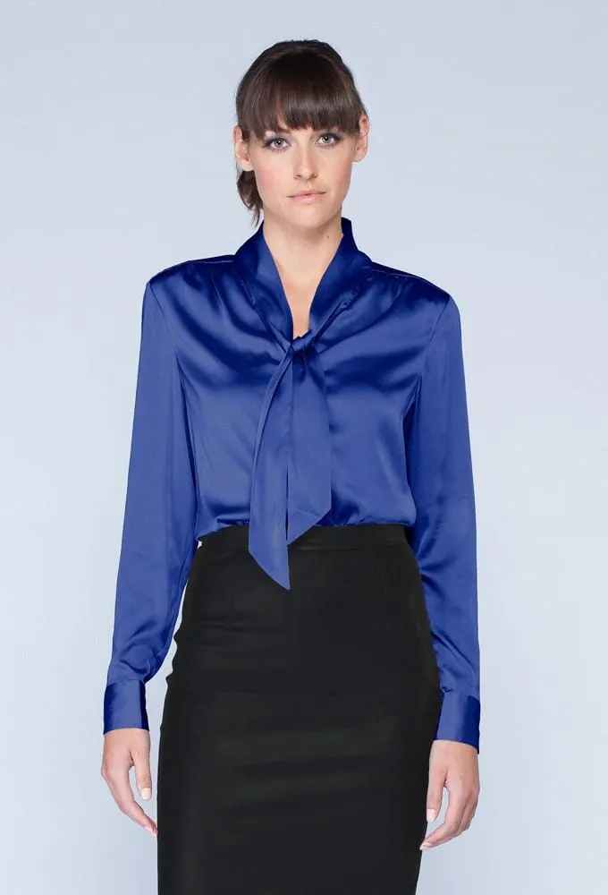 Carina Neck Tie Blouse