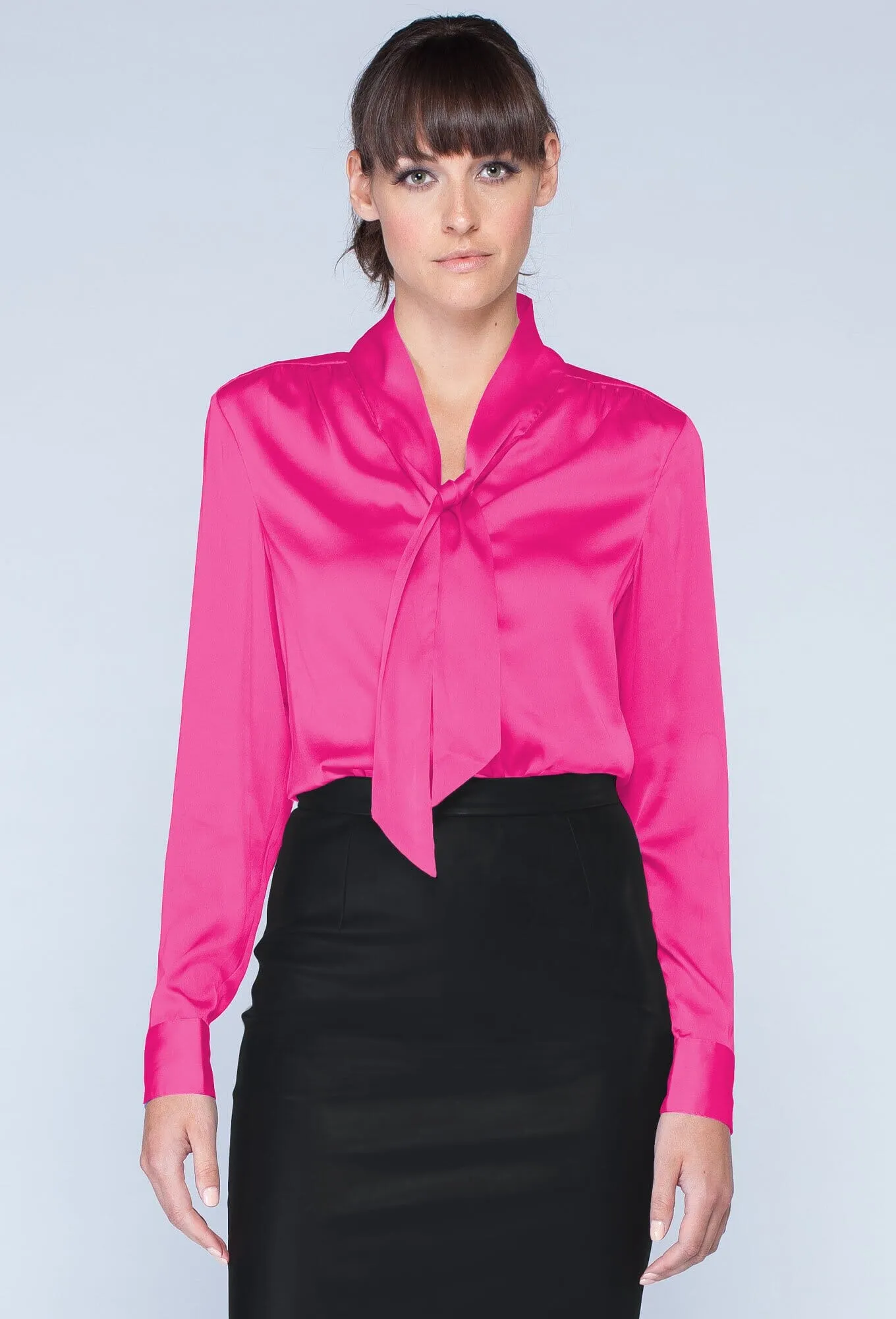 Carina Neck Tie Blouse