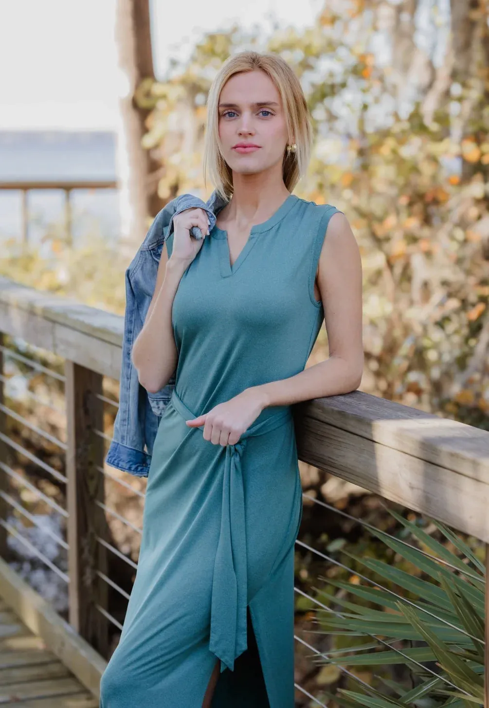 Charlotte Belted Maxi Dress