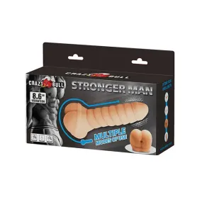 Crazy Bull Stronger Man Stroker - Flesh