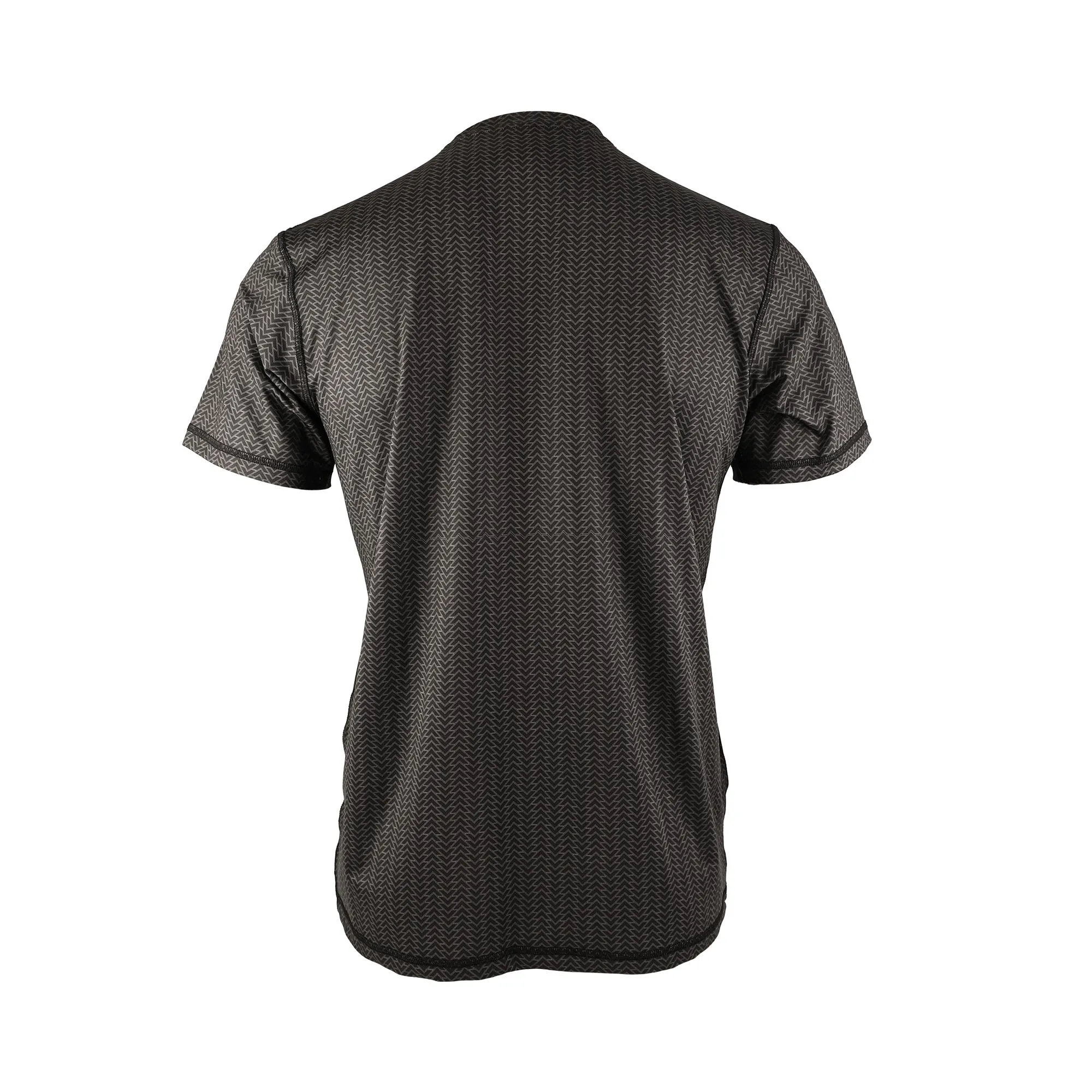 Cross Paddles Short Sleeve UPF 30 Shirt in Black