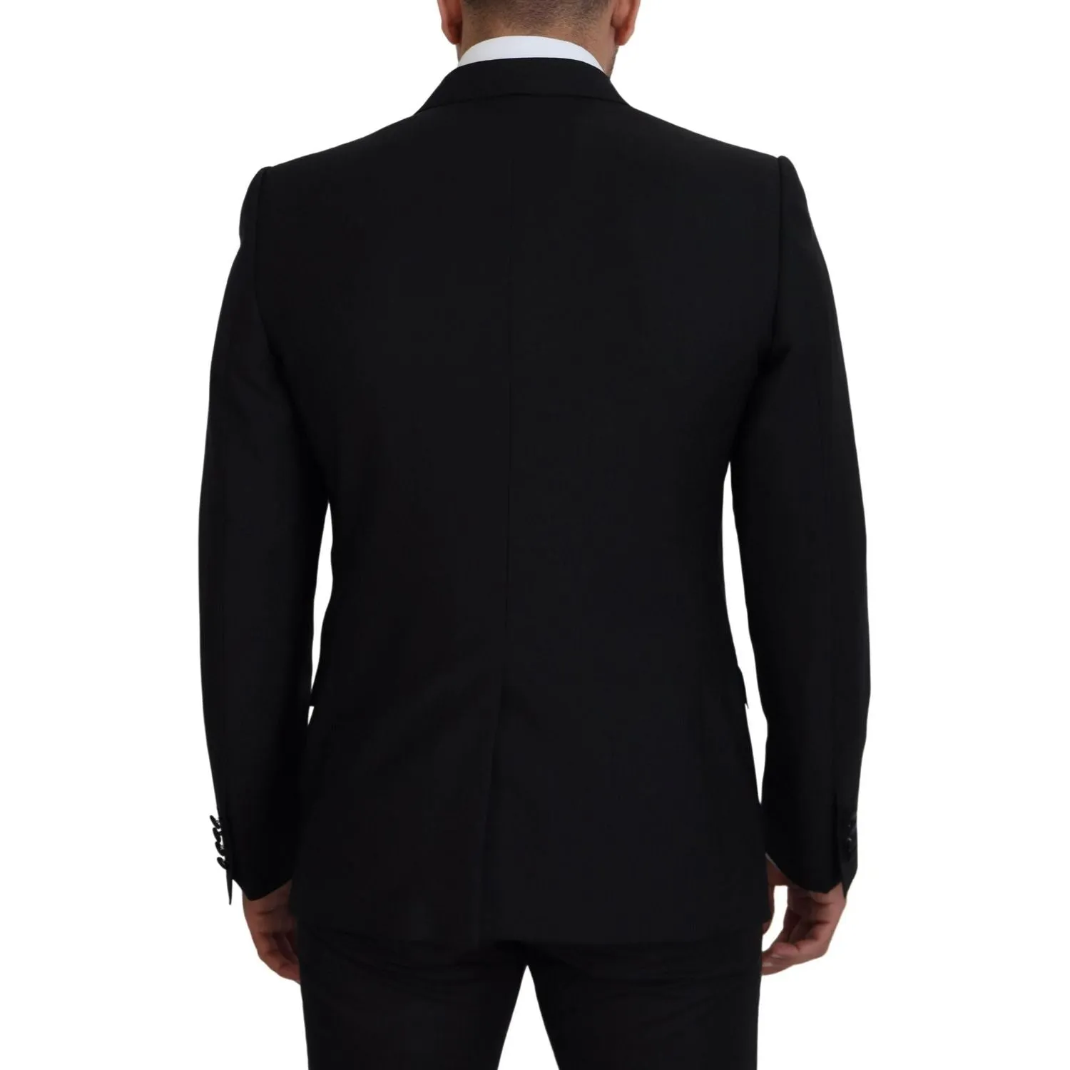 Dolce & Gabbana Elegant Martini Black Formal Blazer