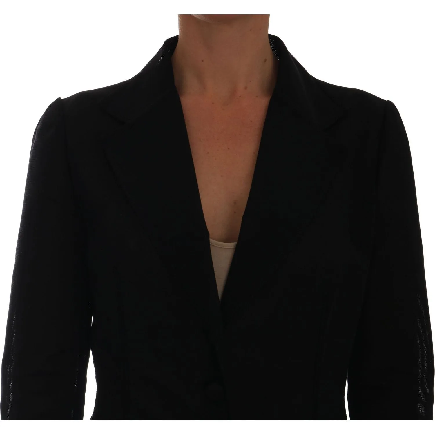 Dolce & Gabbana Semi-Transparent Darkgreen Nylon Blazer