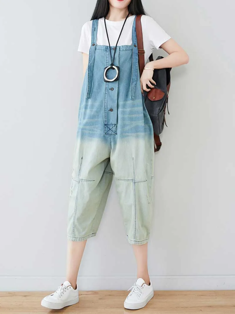 Don't Hate Me Denim Overall Dungarees