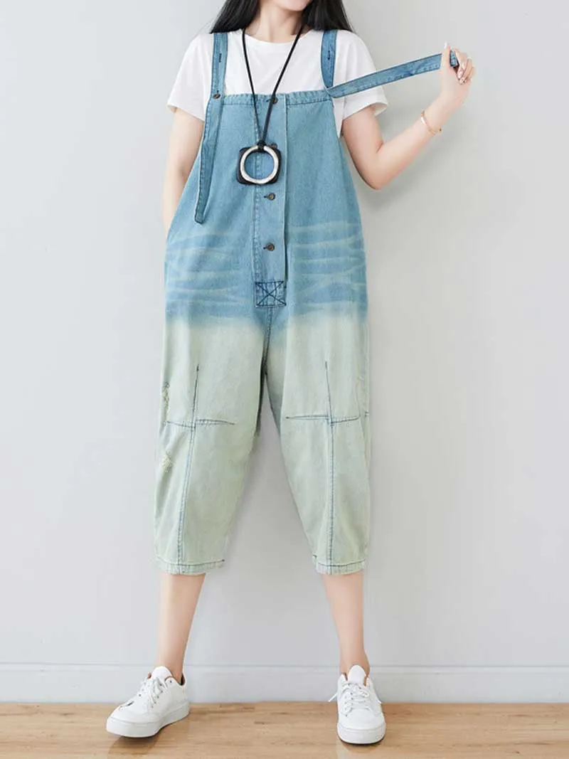 Don't Hate Me Denim Overall Dungarees