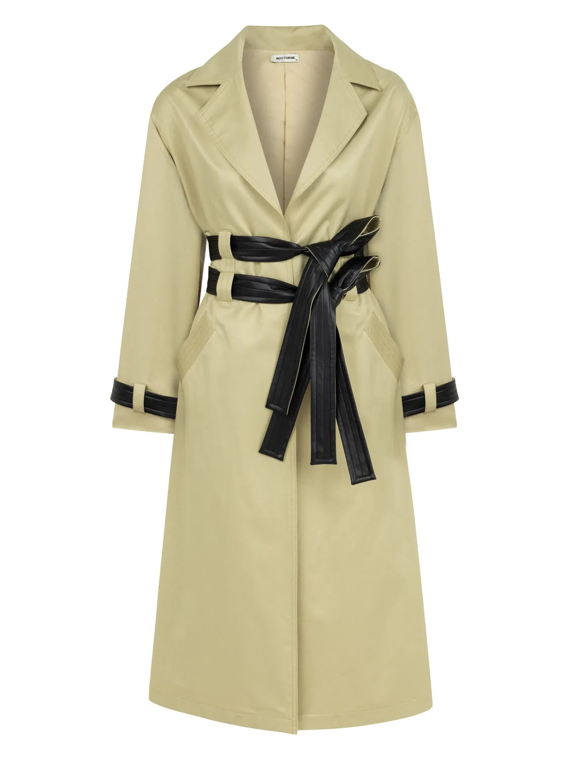 Double Sided Belted Trench Coat