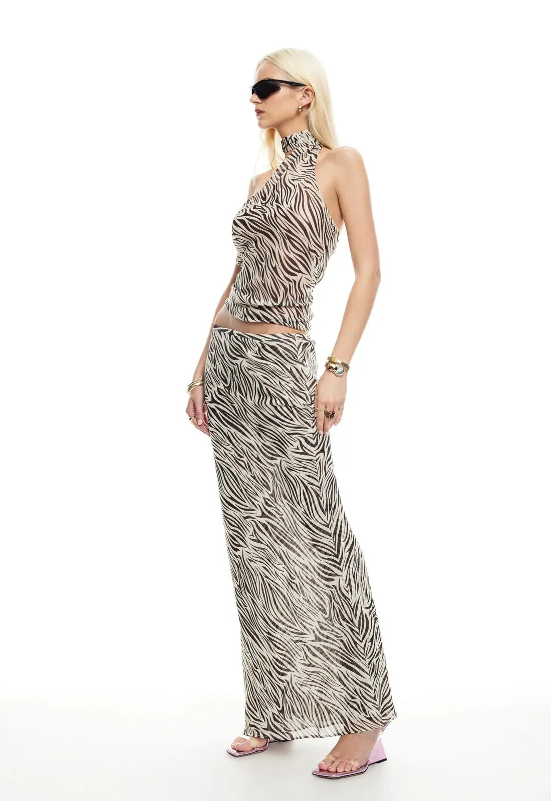 Endless Maxi Skirt - Zebra