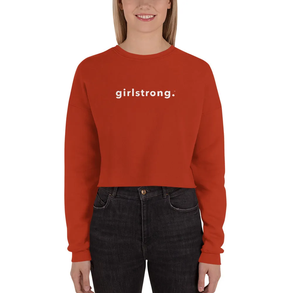 EVERYDAY FLEECE CROPPED SWEATSHIRT BRICK