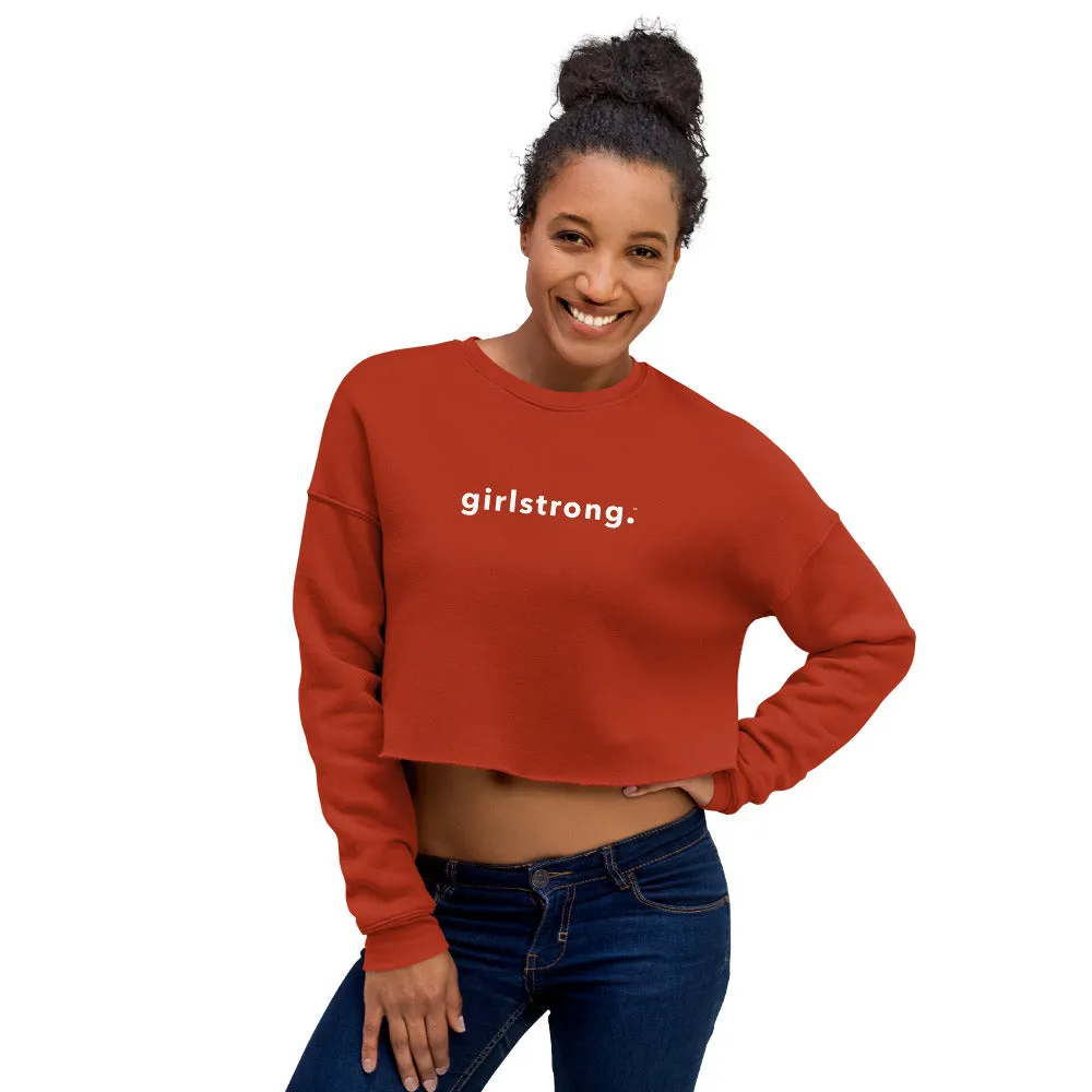 EVERYDAY FLEECE CROPPED SWEATSHIRT BRICK