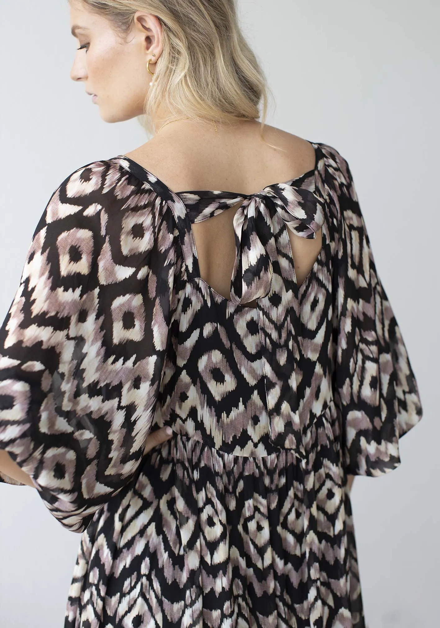 Expedition Tribal Sleeve Maxi Dress