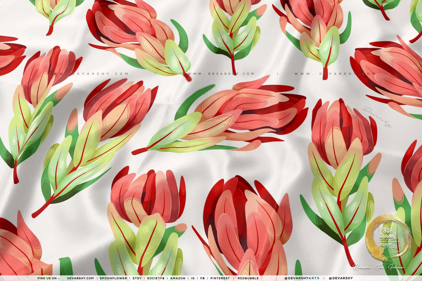 Floral Petals Apparel Fabric 3Meters , 9 Designs | 8 Fabrics Option | Fabric By the Yard | D20150