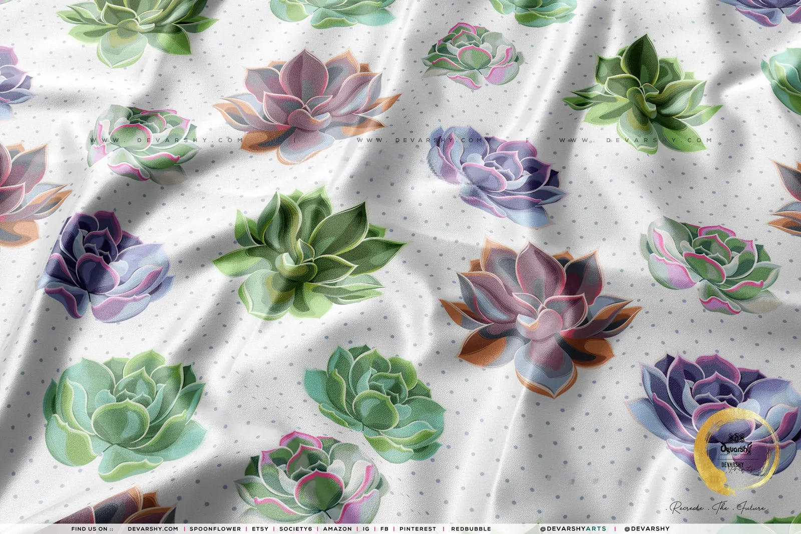 Floral Petals Apparel Fabric 3Meters , 9 Designs | 8 Fabrics Option | Fabric By the Yard | D20150