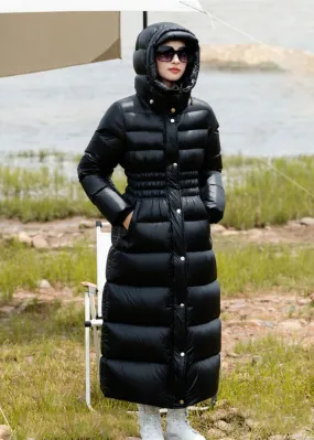 Hooded Long Down Puffer Coat