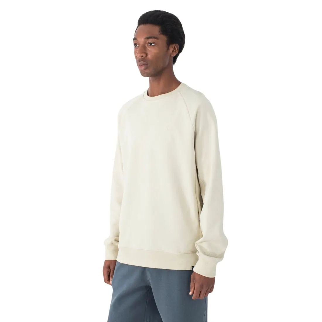 Hurley Low Tide Crew Sweatshirt - Bone