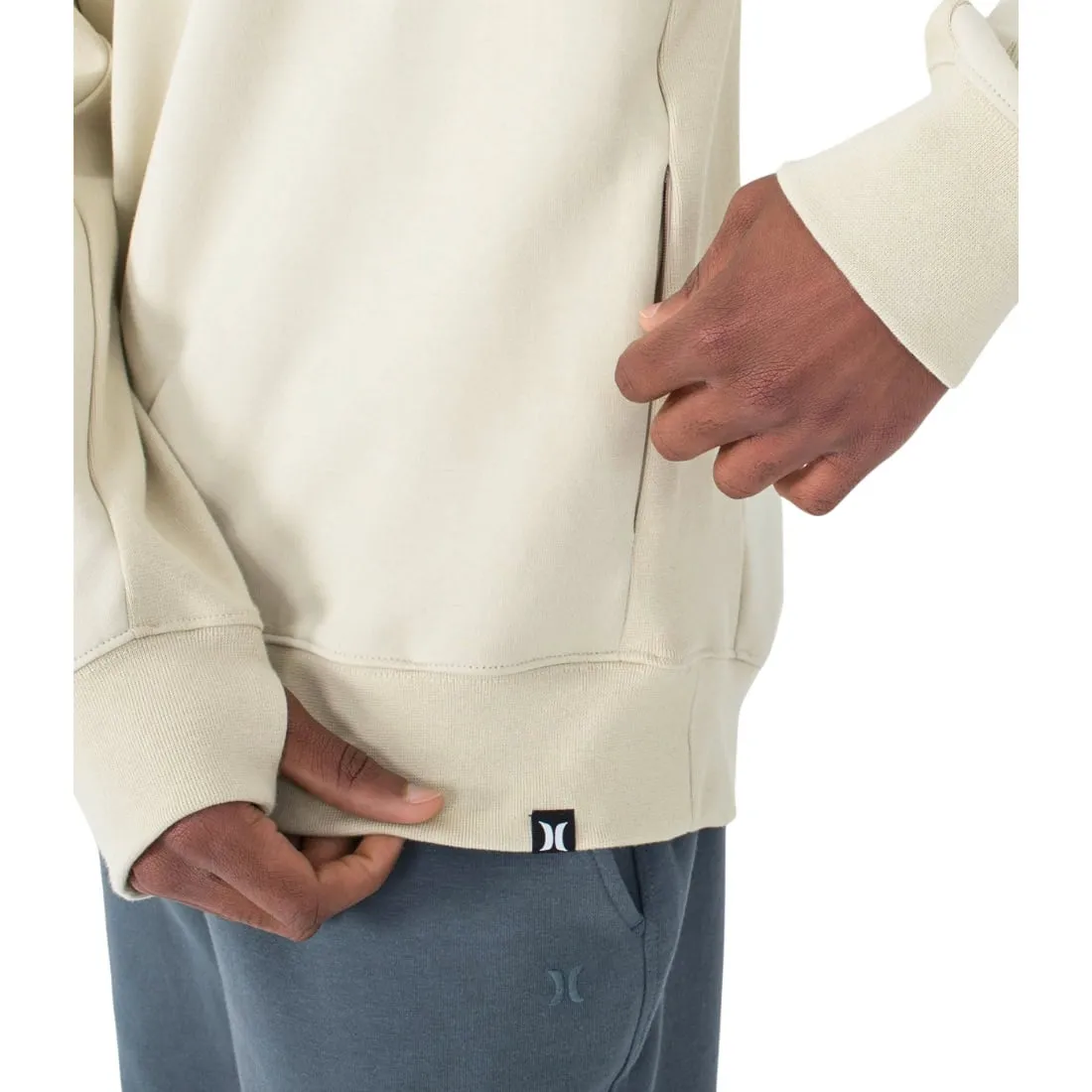 Hurley Low Tide Crew Sweatshirt - Bone