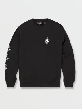 Iconic Stone Crew Sweatshirt - Black