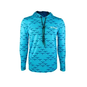 Iwa Birds Hooded Long Sleeve UPF 50 Shirt