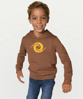 Kids Parkour Hoodie - Yellow Swirl