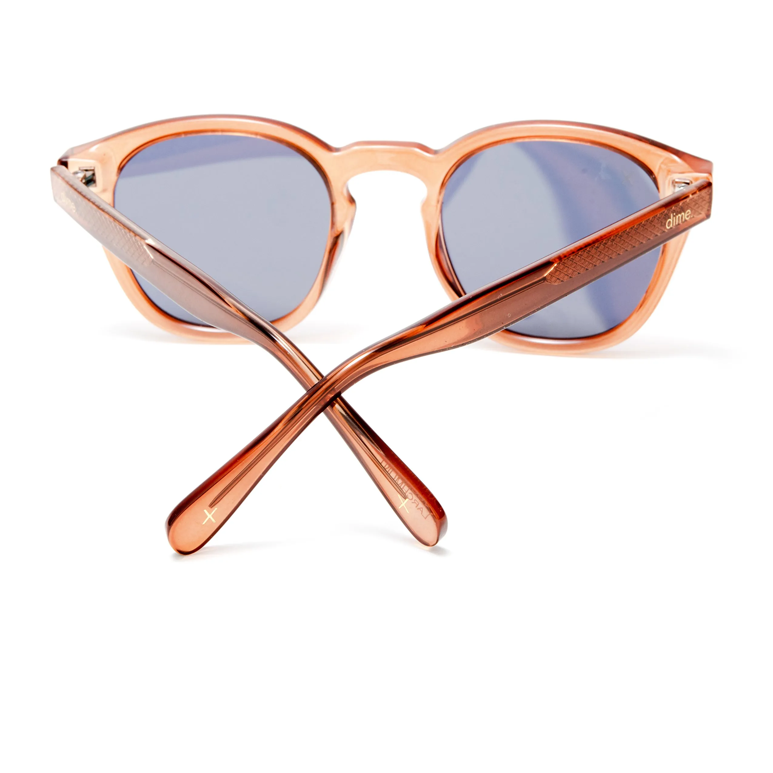 larchmont - taupe crystal   beige mirror sunglasses