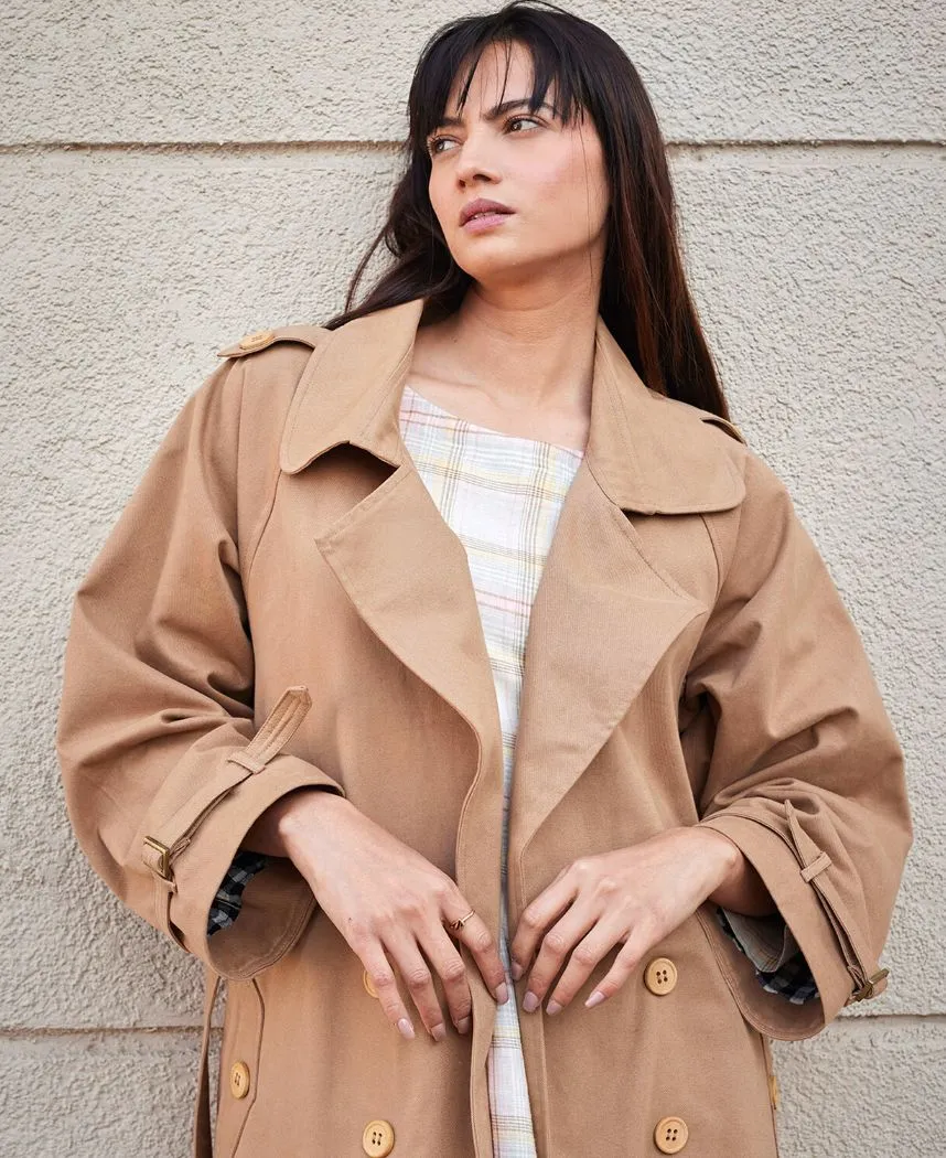 Latte Trench Coat