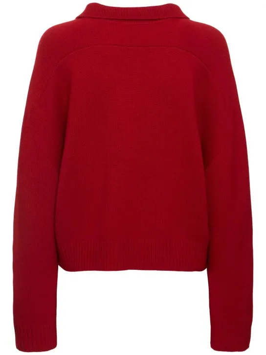 Loulou Studio   Homere cashmere polo sweater 