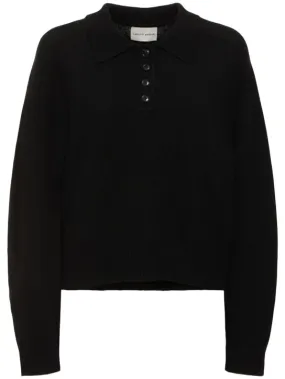 Loulou Studio   Homere cashmere polo sweater 