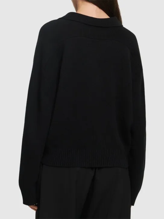 Loulou Studio   Homere cashmere polo sweater 