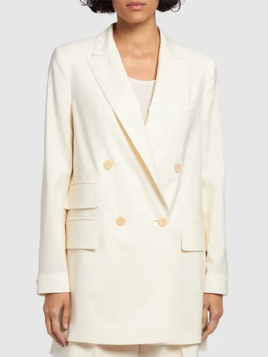 Max Mara   Elegia wool double breast blazer 