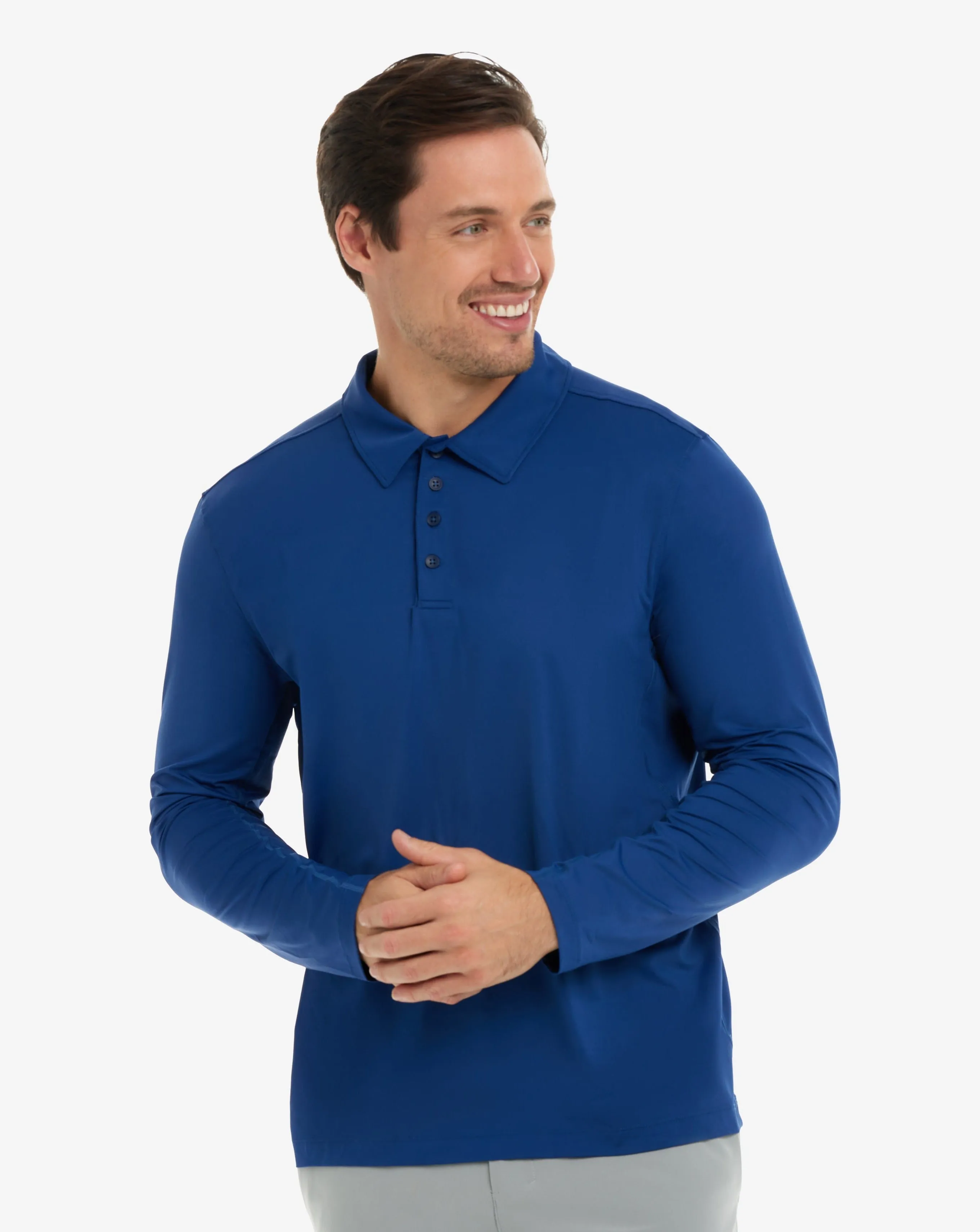 MEN'S LONG SLEEVE COLLARED SHIRT (12004)